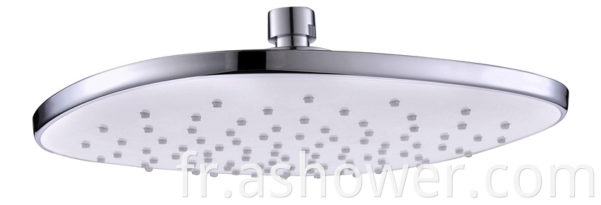 Square Abs Plastic Shower Head
